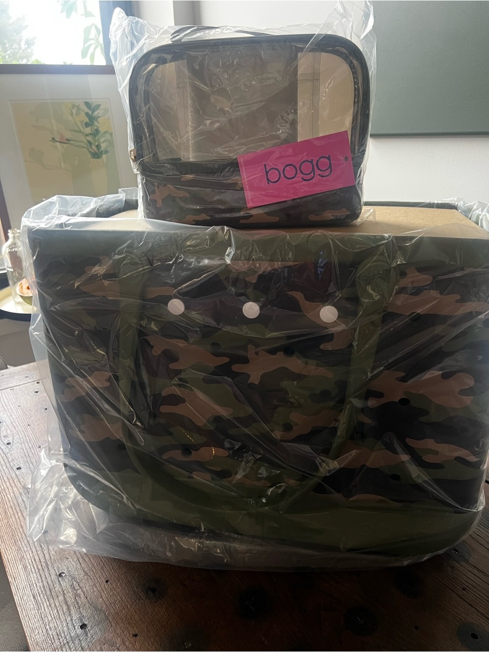 NWT - Original Bogg Bag and Boggs N’ Ends bag set - camo